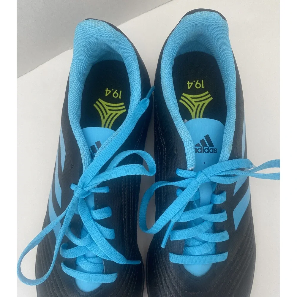 Adidas Predator 19.4 FG soccer cleats mens size 6 Blue/ Black